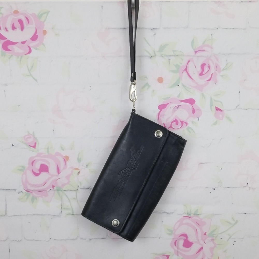 Harley Davidson vintage Genuine Leather clutch